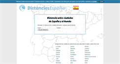 Desktop Screenshot of distanciasespana.com